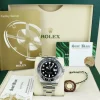 Pilots Professional Watches | Sant Blanc ROLEX Mens 40mm Stainless Steel GMT Master II Black Dial Model 116710LN