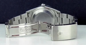 Men's Watches | Dress Watches | Sant Blanc ROLEX Men's 36mm Stainless Steel Datejust White Roman Dial Oyster Band Model 16200