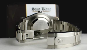 Men's Watches | Dress Watches | Sant Blanc ROLEX Mens 41mm White Gold & Stainless Steel DateJust II White Index Dial Model 116334