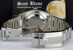 Dress Watches | Sant Blanc ROLEX Mens 41mm White Gold & Stainless DateJust 41 Rhodium Index Model 126334