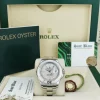 Yachting Professional Watches | Sant Blanc ROLEX Mens Platinum & Stainless Steel YachtMaster Platinum Dial Model 16622