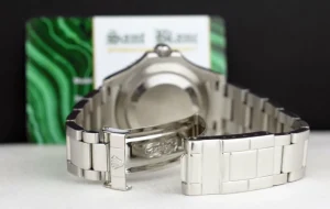 Yachting Professional Watches | Sant Blanc ROLEX Mens Platinum & Stainless Steel YachtMaster Platinum Dial Model 16622