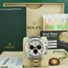 Men's Watches | Racing Professional Watches | Sant Blanc ROLEX Mens Stainless Daytona White Panda Red Hands Fat Buckle Model 116520