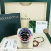 Pilots Professional Watches | Sant Blanc ROLEX Mens Stainless Steel GMT Master II Pepsi Bezel No Holes Model 16710
