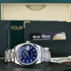 Men's Watches | Dress Watches | Sant Blanc ROLEX Mens Stainless Steel DateJust 36 Blue Index Dial Oyster Band Model 116200