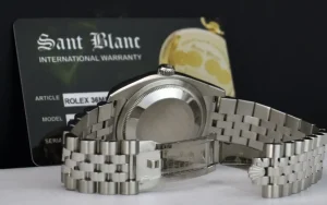 Dress Watches | Men's Watches | Sant Blanc ROLEX Mens Stainless Steel DATEJUST Silver Index Dial Jubilee Band Model 116200