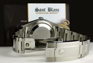 Men's Watches | Dress Watches | Sant Blanc ROLEX Mens Stainless Steel DateJust 36 Silver Index Dial Oyster Band Model 116200