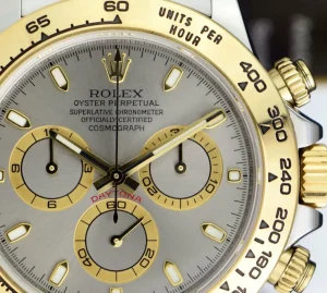 Sports Watches | Men's Watches | Sant Blanc ROLEX 40mm 18kt Gold & Stainless Steel Daytona Slate Index Dial Model 116503