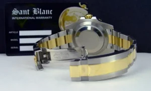 Diving Professional Watches | Men's Watches | Sant Blanc ROLEX 40mm 18kt Gold & Stainless Submariner Black Ceramic Model 116613