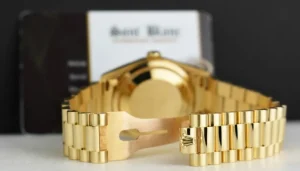 President Dress Watches | Sant Blanc ROLEX 36mm 18kt Gold Day Date President Champagne Diamond Model 18238