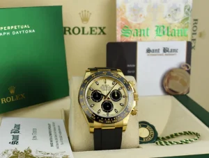 Sports Watches | Men's Watches | Sant Blanc ROLEX 40mm 18kt Gold Daytona Oysterflex Strap Champagne Paul Newman Model 116518LN