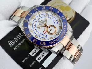 Sports Watches | Yachting Professional Watches | Sant Blanc ROLEX 44mm 18kt Rose Gold & Stainless Steel YachtMaster II Model 116681