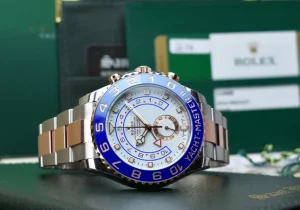 Sports Watches | Yachting Professional Watches | Sant Blanc ROLEX 44mm 18kt Rose Gold & Stainless Steel YachtMaster II Model 116681