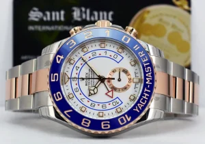 Sports Watches | Yachting Professional Watches | Sant Blanc ROLEX 44mm 18kt Rose Gold & Stainless Steel YachtMaster II Model 116681