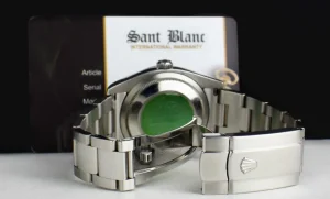 Men's Watches | Dress Watches | Sant Blanc Rolex 36mm 18kt White Gold & Stainless Steel Turn-O-Graph White Dial Model 116264