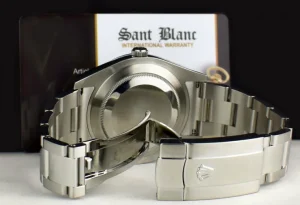 Men's Watches | Dress Watches | Sant Blanc ROLEX 41mm 18kt White Gold & Stainless Steel DateJust II Black Roman Dial Model 116334