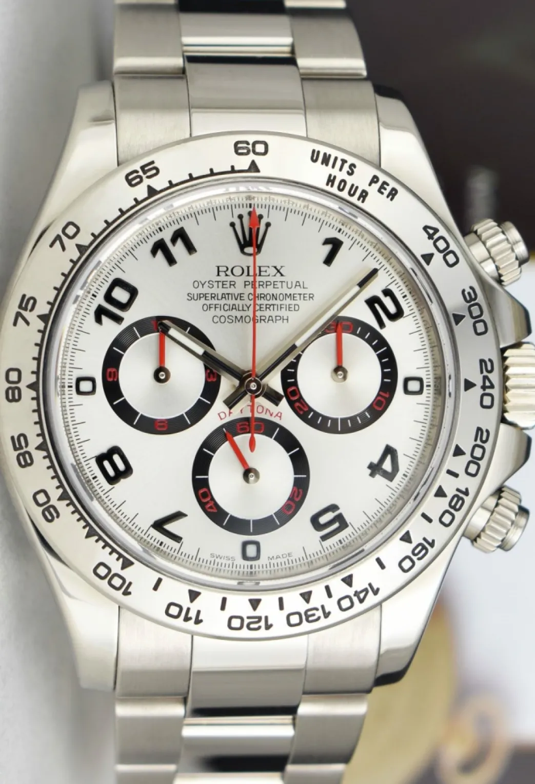 rolex_mm_kt_white_gold_da_7-1.webp Racing Professional Watches | Sant Blanc ROLEX 40mm 18kt White Gold Daytona Silver Arabic Race Dial Model 116509