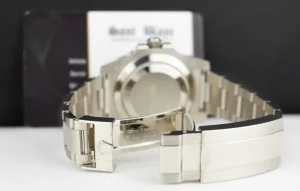 Diving Professional Watches | Sant Blanc ROLEX 40mm 18kt White Gold Submariner Blue Dial 