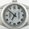 Ladies Watches | Dress Watches | Sant Blanc ROLEX 26mm Ladies 18kt White Gold & Stainless Steel DateJust White Roman Dial Model 79174