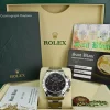 Sports Watches | Racing Professional Watches | Sant Blanc ROLEX 40mm Mens Stainless Steel Daytona Black Arabic "Race" Dial "Fat" Buckle Model 116520