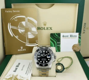 Diving Professional Watches | Sant Blanc ROLEX 40mm Mens Stainless Steel Submariner Black Dial Model 116610 LN