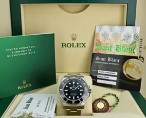 Diving Professional Watches | Men's Watches | Sant Blanc ROLEX 40mm Mens Stainless Steel Submariner Black Ceramic Dial Model 114060
