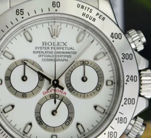 Sports Watches | Men's Watches | Sant Blanc ROLEX 40mm Mens Stainless Steel Daytona White Index Dial Model 116520