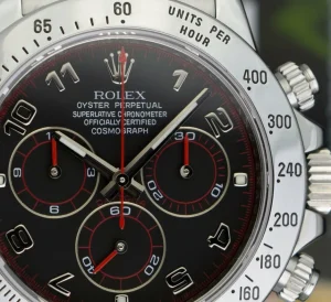 Sports Watches | Racing Professional Watches | Sant Blanc ROLEX 40mm Mens Stainless Steel Daytona Black Arabic