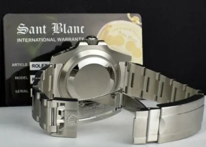 Diving Professional Watches | Men's Watches | Sant Blanc ROLEX 40mm Mens Stainless Steel Submariner Black Ceramic Dial Model 114060