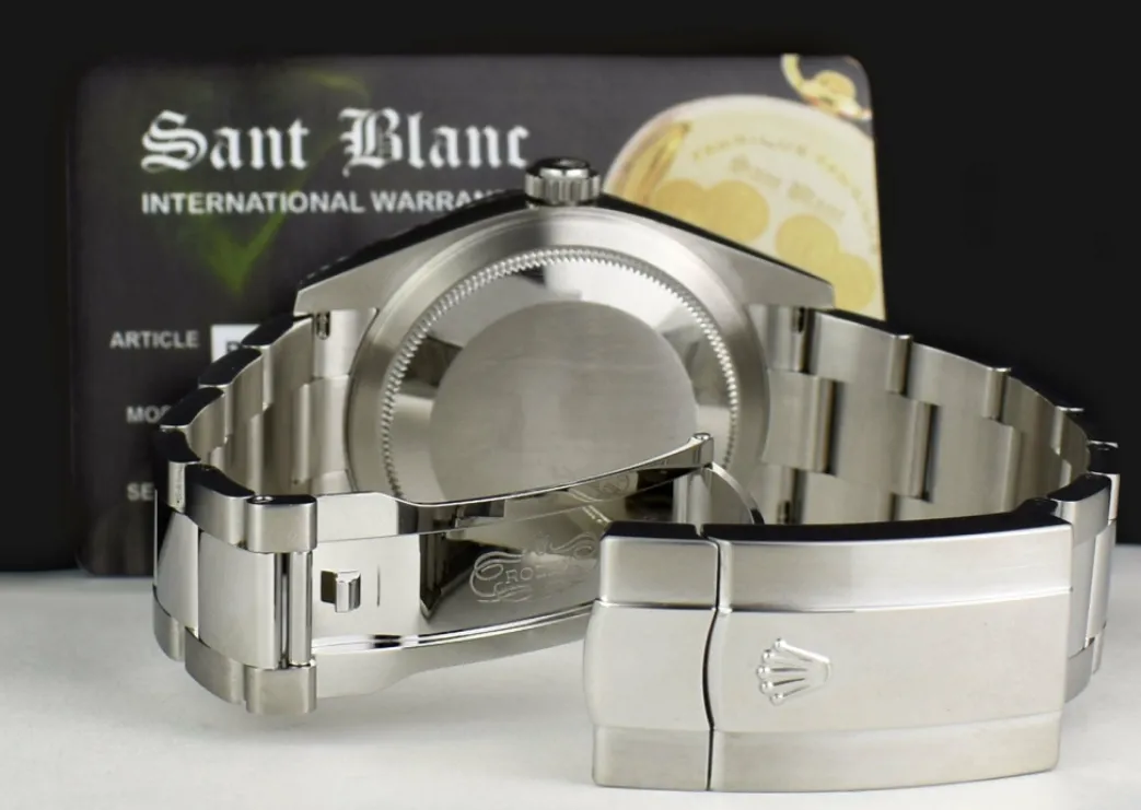 rolex_mm_mens_white_gold__7.webp Pilots Classic Watches | Men's Watches | Sant Blanc ROLEX 42mm Mens White Gold & Stainless Sky Dweller White Index Dial Model 326934