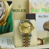Ladies Watches | Dress Watches | Sant Blanc ROLEX 31mm MIDSIZE 18kt Gold & SS Datejust Champagne Model 68273