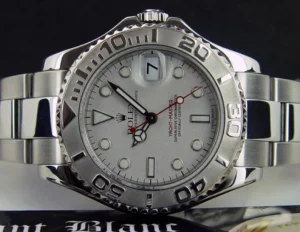 Yachting Professional Watches | Men's Watches | Sant Blanc ROLEX 35mm Midsize Platinum & Stainless Steel Yachmaster Model 168622