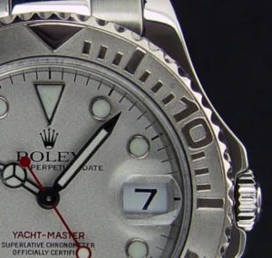 Yachting Professional Watches | Men's Watches | Sant Blanc ROLEX 35mm Midsize Platinum & Stainless Steel Yachmaster Model 168622