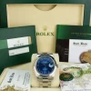 Dress Watches | Sant Blanc ROLEX 41mm Stainless Steel DateJust 41 Blue Roman with Box & Card Model 126300