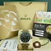 Sports Watches | Scientists Professional Watches | Sant Blanc ROLEX 40mm Stainless Steel Milgauss Green Crystal Black Index Model 116400GV