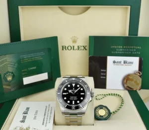 Diving Professional Watches | Sports Watches | Sant Blanc ROLEX 41mm Stainless Steel Submariner Black Dial Ceramic Bezel Model 124060
