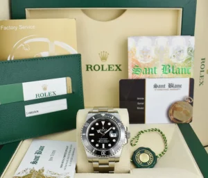 Diving Professional Watches | Sports Watches | Sant Blanc ROLEX 40mm Stainless Steel Submariner Black Dial Ceramic Bezel Model 116610LN