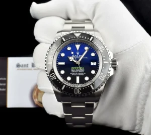 Deep Diving Professional Watches | Sant Blanc ROLEX 44mm Stainless Steel Deepsea SeaDweller D Blue James Cameron Model 136660