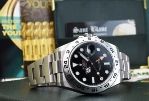 Sports Watches | Field Professional Watches | Sant Blanc ROLEX 42mm Stainless Steel Explorer II Black Dial Model 216570