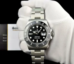 Diving Professional Watches | Sports Watches | Sant Blanc ROLEX 41mm Stainless Steel Submariner Black Ceramic Bezel Model 126610LN