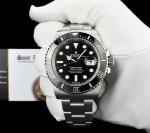Diving Professional Watches | Sant Blanc ROLEX 41mm Stainless Steel Submariner Black Dial w/ Box & Card Model 126610LN