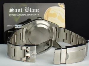 Sports Watches | Field Professional Watches | Sant Blanc ROLEX 39mm Stainless Steel Explorer Black Full Lume Dial Model 214270