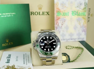 Men's Watches | Pilots Professional Watches | Sant Blanc ROLEX 40mm Stainless Steel GMT Master II