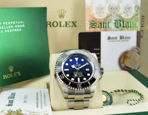 Deep Diving Professional Watches | Men's Watches | Sant Blanc ROLEX 44mm Stainless Steel Deepsea Sea Dweller James Cameron Blue Gradient Dial Model 116660