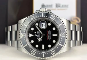Diving Professional Watches | Men's Watches | Sant Blanc Rolex 43mm Stainless Steel Sea Dweller Black Mark II Dial Model 126600