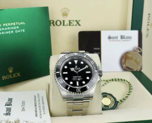 Diving Professional Watches | Sports Watches | Sant Blanc ROLEX 41mm Stainless Steel Submariner Black Dial Ceramic Bezel Model 124060