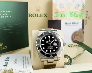 Diving Professional Watches | Sports Watches | Sant Blanc ROLEX 40mm Stainless Steel Submariner Black Ceramic Bezel Model 116610LN