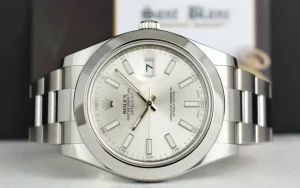 Men's Watches | President Dress Watches | Sant Blanc ROLEX 41mm Stainless Steel DateJust II Silver Index Dial Model 116300