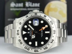 Sports Watches | Field Professional Watches | Sant Blanc ROLEX 42mm Stainless Steel Explorer II Black Dial Model 216570