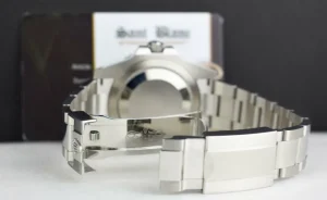 Men's Watches | Pilots Professional Watches | Sant Blanc ROLEX 40mm Stainless Steel GMT Master II PEPSI Bezel Oyster Bracelet 126710BLRO